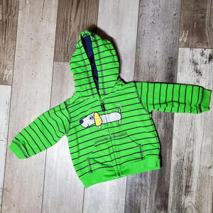 Just One You by Carter's Green Boys Striped Dog Jacket Size 9m